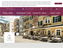 Tablet Screenshot of hotellilie.it